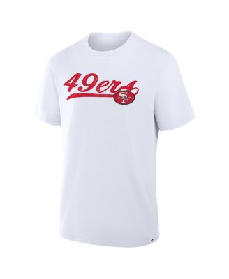 Men's White San Francisco 49ers Fluid Motion Legacy T-Shirt