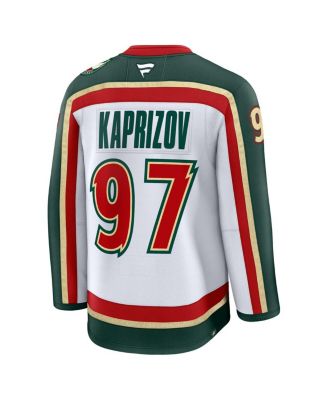 Men's Kirill Kaprizov White Minnesota Wild 25th Anniversary Premium Player Jersey