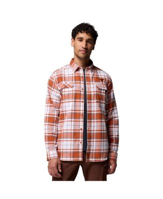 Men's Texas Orange Texas Longhorns Omni-Wick Flannel Long Sleeve Button-Up Shirt