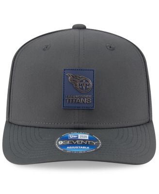 Men's Charcoal Tennessee Titans 2025 Sideline Cold Weather 9SEVENTY Adjustable Hat