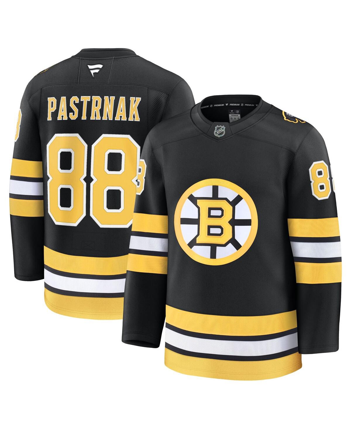 Fanatics Men's David Pasternak Black Boston Bruins Home Premium Player Jersey