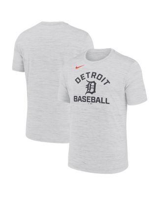 Nike - Men's Ash Detroit Tigers Velocity Team City Baseball Dri-FIT T-Shirt