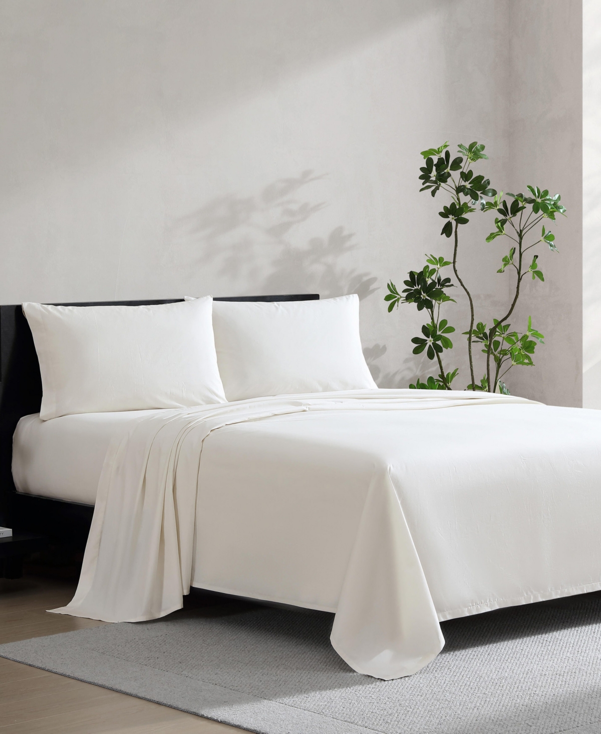 Vera Wang Cool Comfort Solid T200 4-Pc. Sheet Set