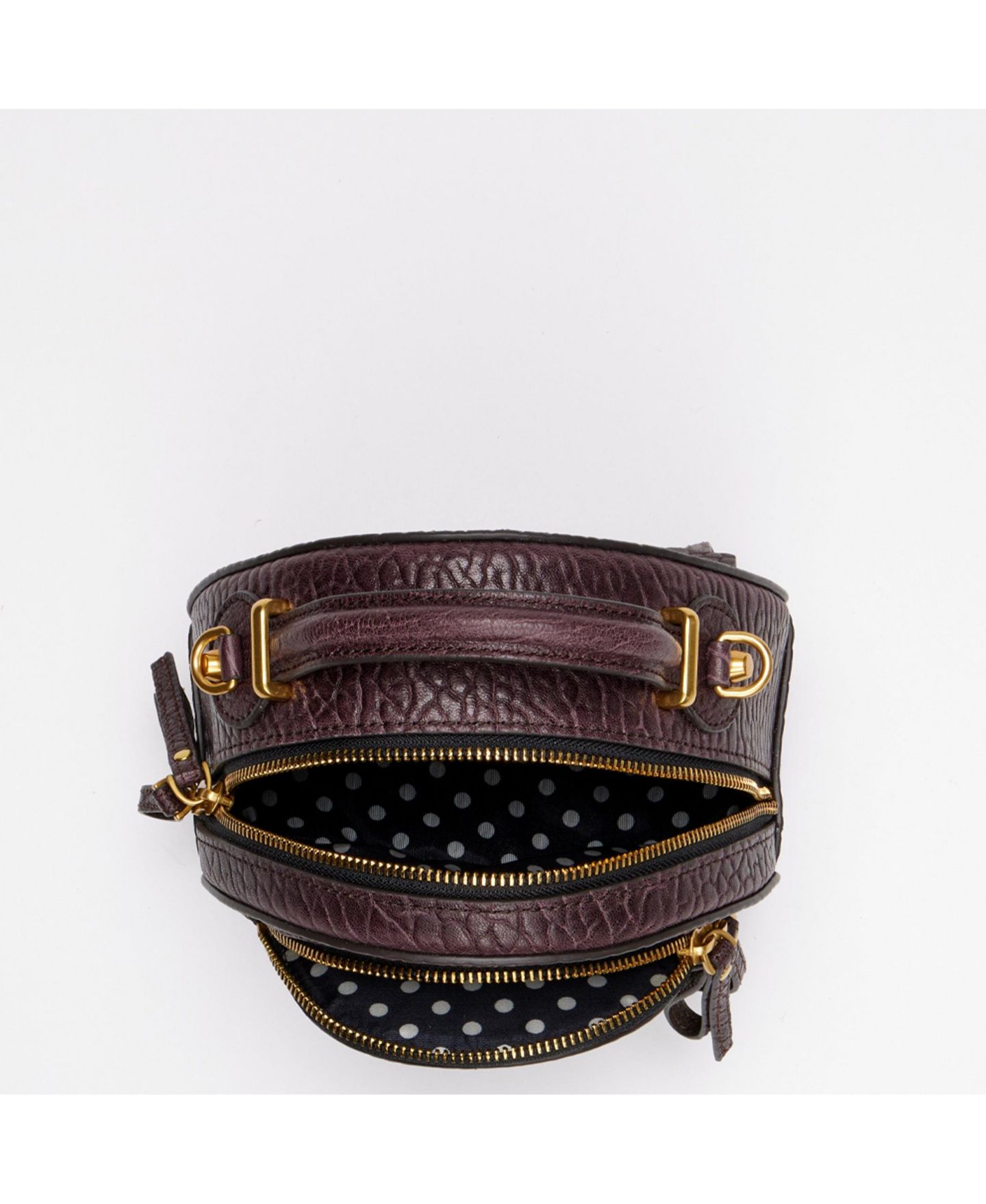 Рюкзак SUSU Mini Leather Purse Convertible Crossbody Bag, цвет: Красное дерево / Шоколадный коричневый — фото 6