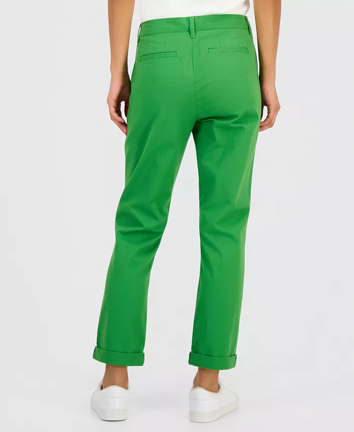 Jeans Women's Montauk Solid Cuffed Chino Pants - thumbnail 10