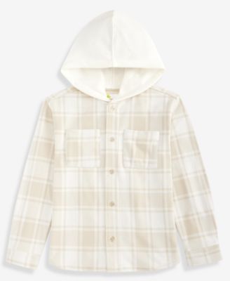 Boys 5-20 Knit Flannel Hoodie