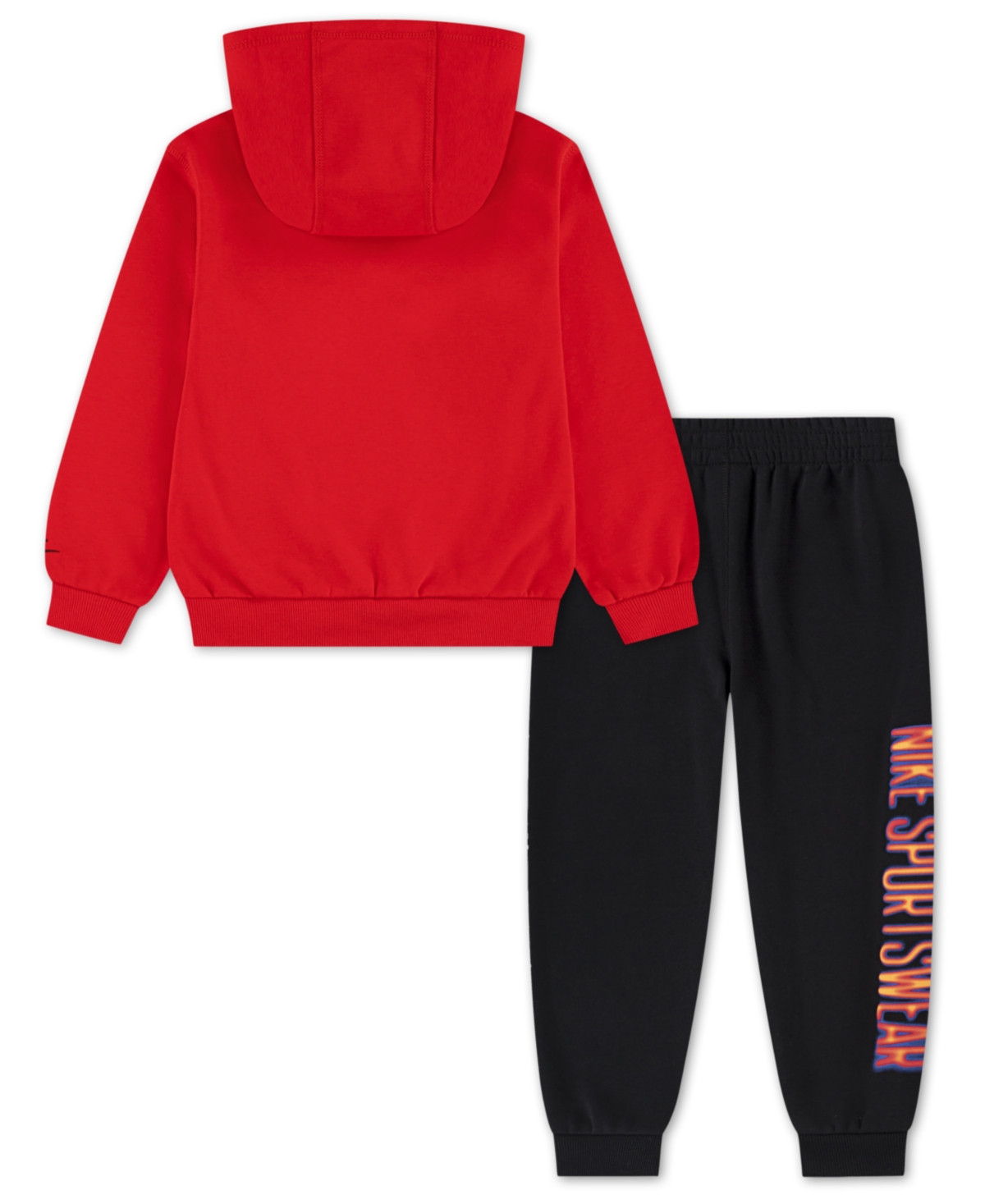 Nike Boys 4-7 2-piece Sportswear Glow With Me Lightweight Pull-on Hoodie And Pants Set In Multi