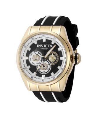 Men's 49055 Speedway  Quartz Chronograph White, Black Dial Watch