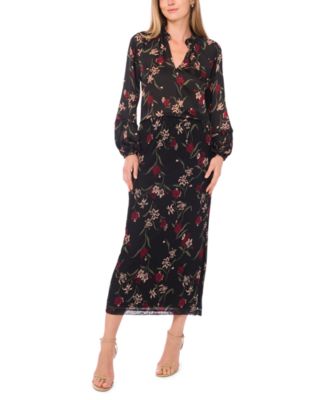 Women's Floral Slip Skirt