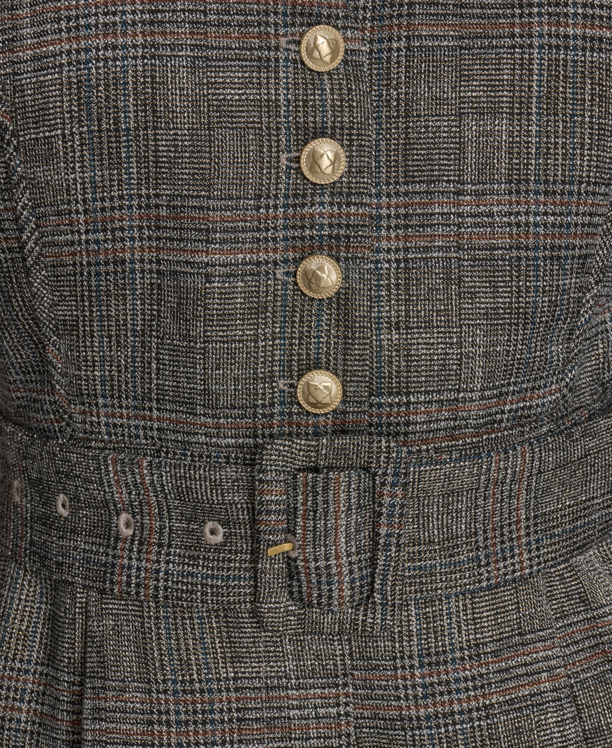 Bcbg Women's Belted Tweed Romper