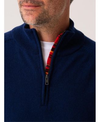 Men's Cashmere Quatre Zip Sweater