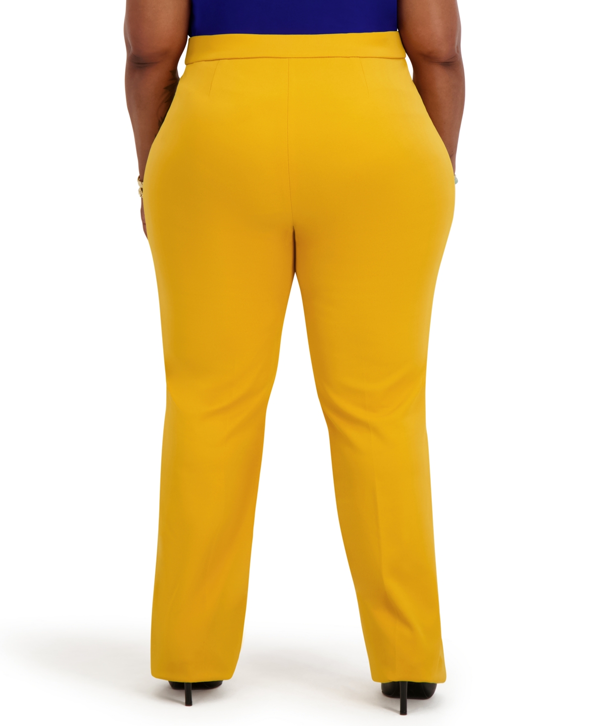 Kasper Women's Pull-on Trousers In Gold