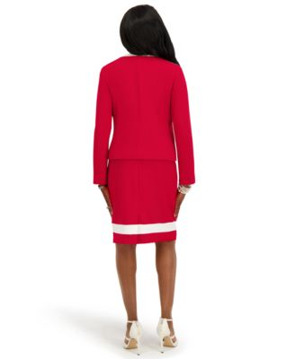 Women's Combo Yoke Long-Sleeve Jacket, Regular and Plus Size