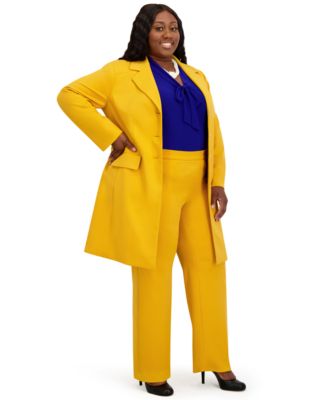 Women's Three Button Patch Pocket Trench Coat