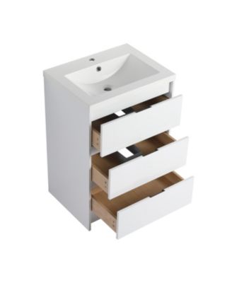 Modern Bathroom Vanity Cabinet Set (Assembly Required)