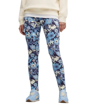 Women's Essential Floral Print Mid Rise Leggings