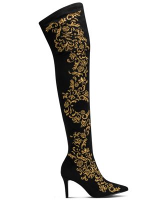 Rhodri Rococo Over-the-Knee Dress Boots
