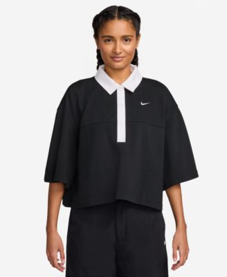 Nike - Women's Short-Sleeve Oversized Polo Top