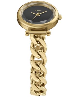 Women's Carlie Three-Hand Gold-Tone Stainless Steel Watch, 28mm