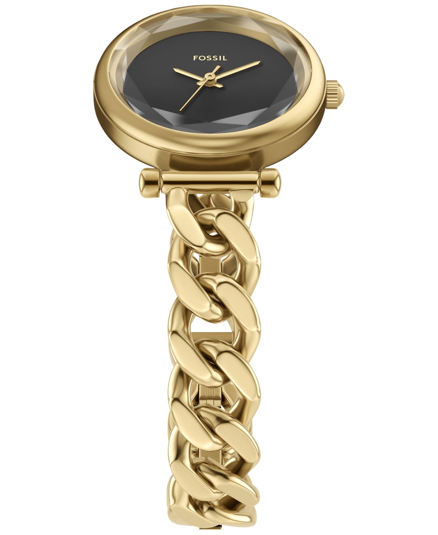Женские часы Fossil Carlie Three-Hand Gold-Tone Stainless Steel Watch, 28mm — фото 3