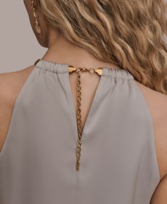 Women's Twist Neck Halter Top