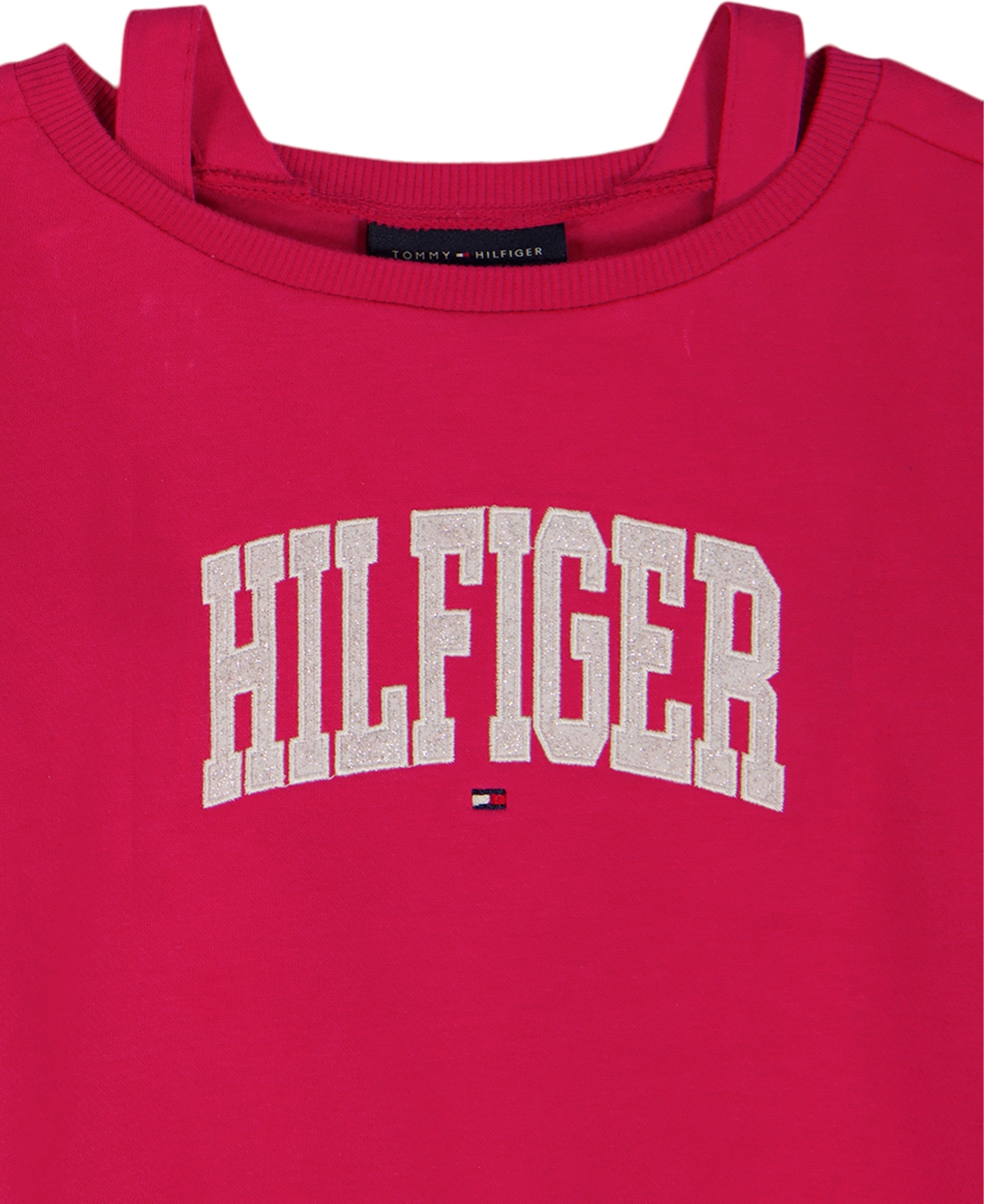 Tommy Hilfiger Girls 4-6x 2-piece Oversized Sweatshirt And Wide-leg Pants Set In Pink