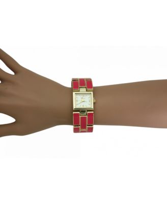 Gold Details Bangle Bracelet Watch