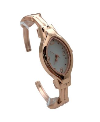 Elegant Thin Bangle Women Watch, Rose Gold