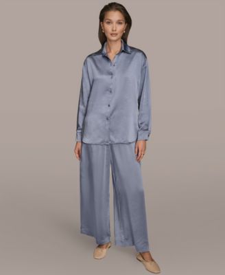 Women's Woven Button-Down Shirt