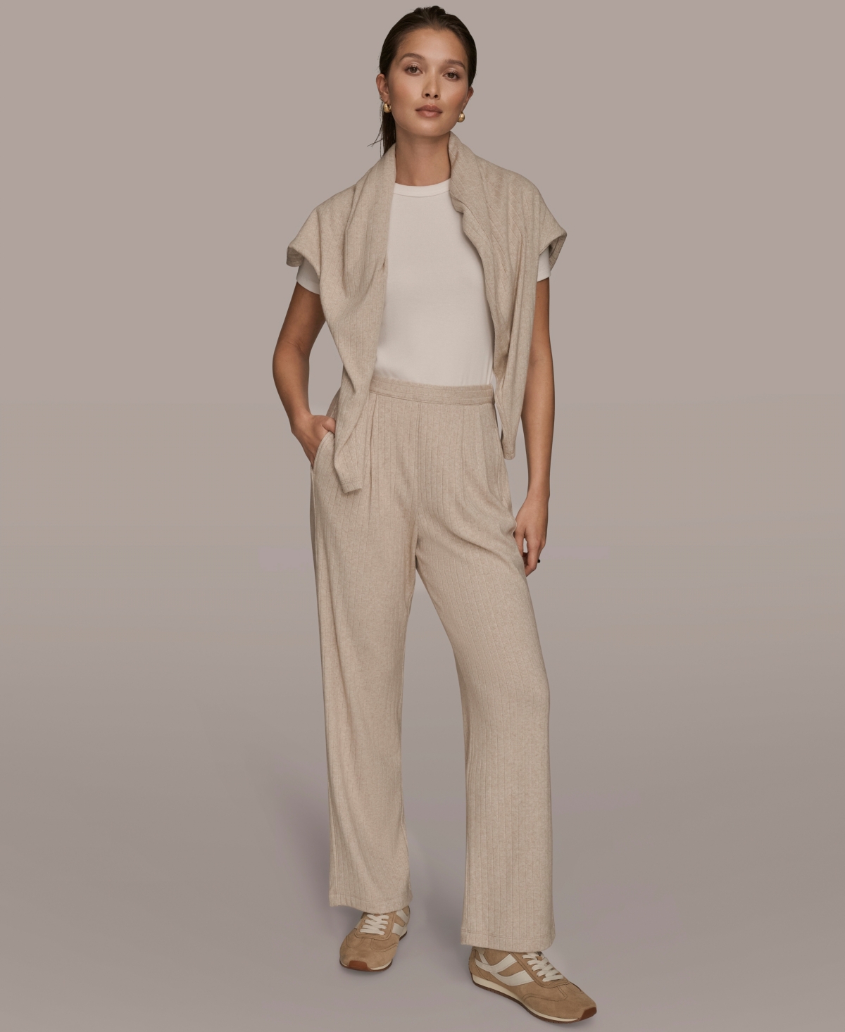 Donna Karan Weekend Women's Pull-on Pleated Pants