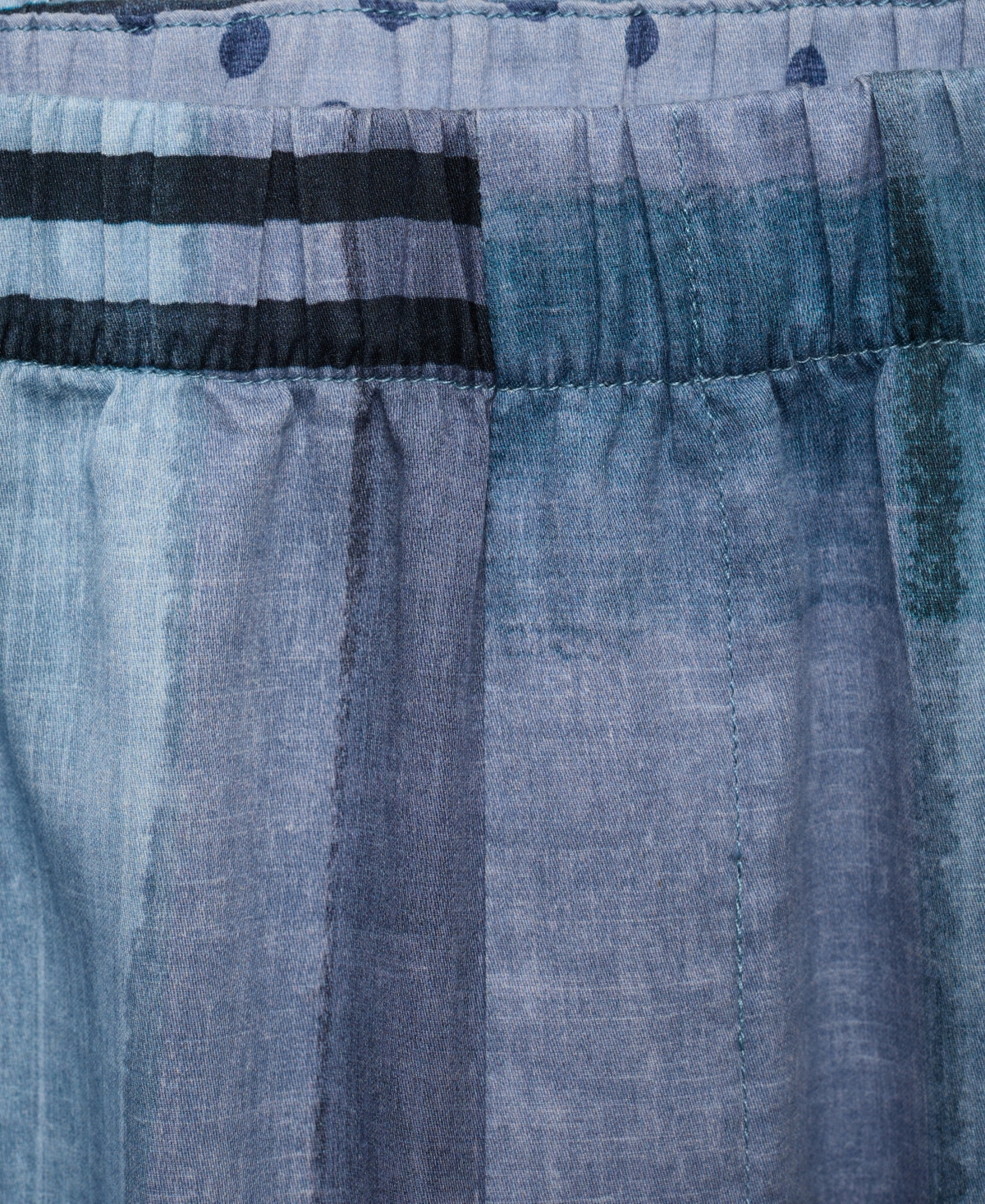 Mango Women's Piping Detail Printed Pajama Pants