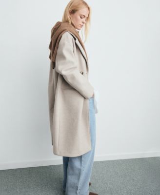 Women's Double-Breasted Midi Coat