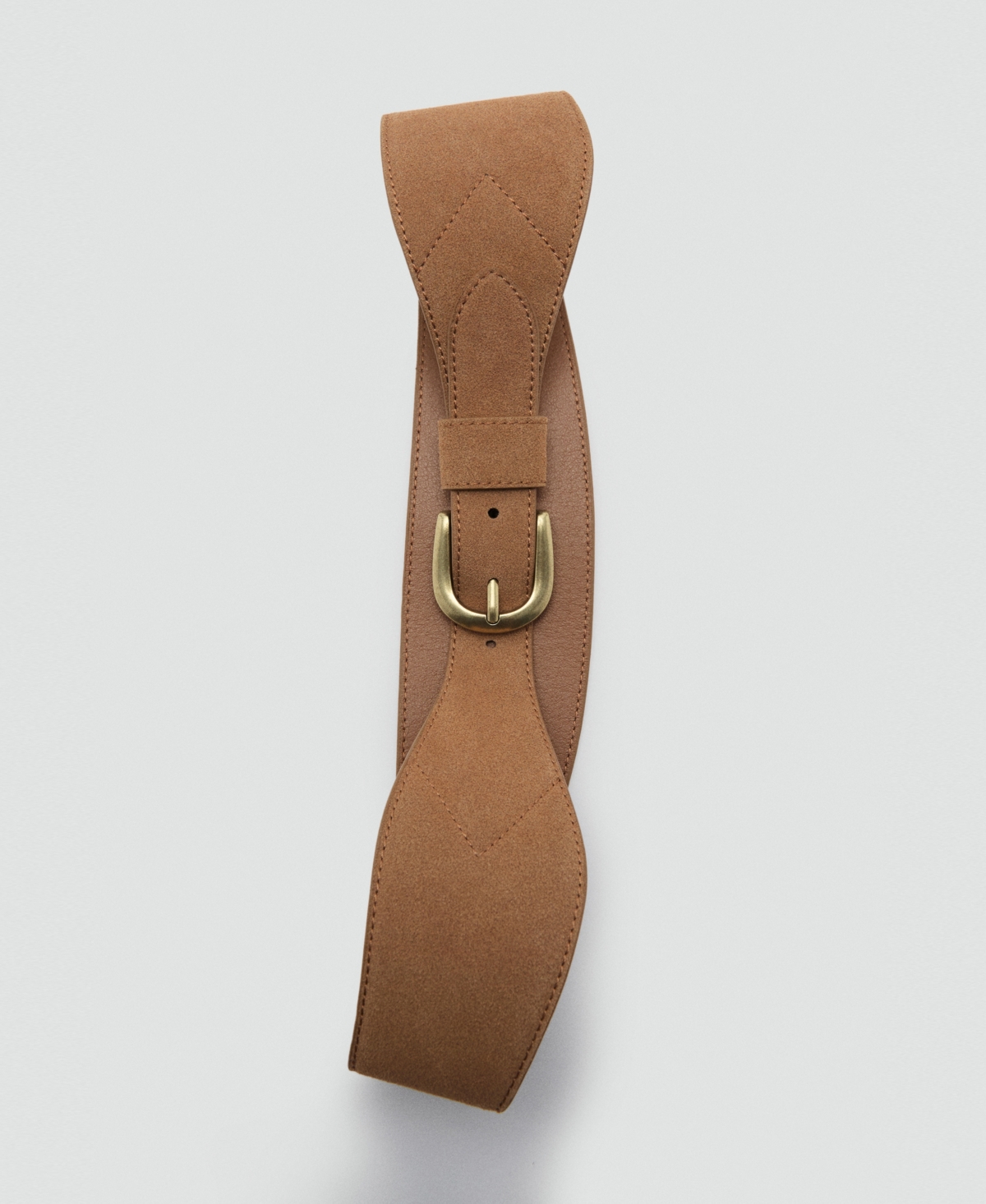 Mango Women's Suede Obi Belt