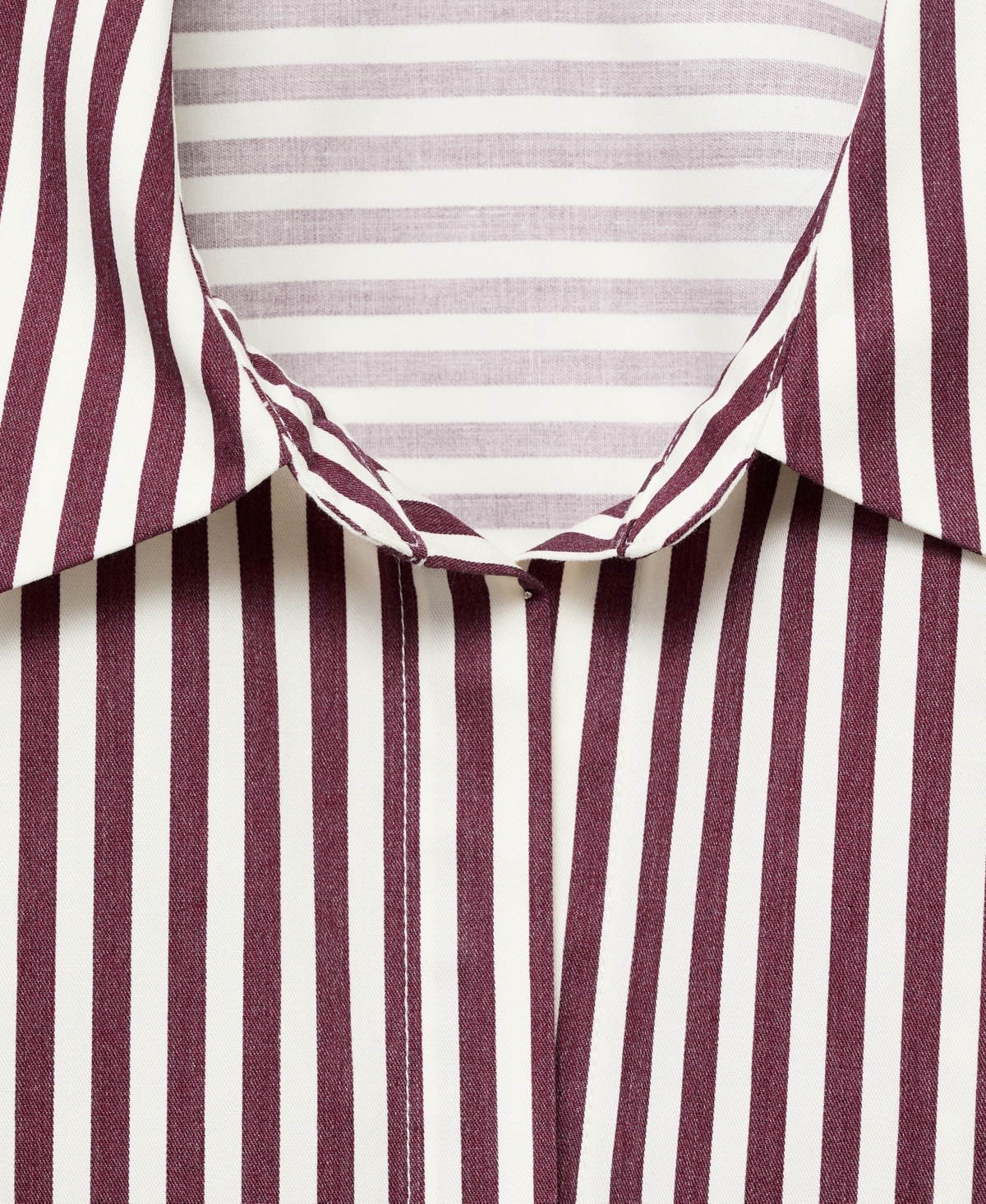 Mango Women's Pocket Striped Shirt