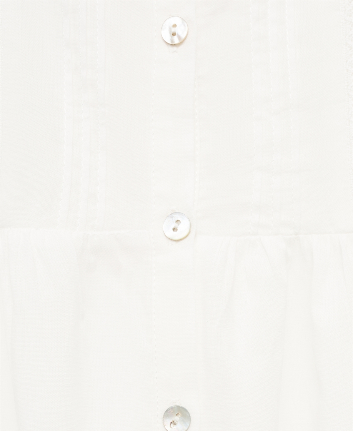 Mango Women's Lace Detail Cotton Nightgown