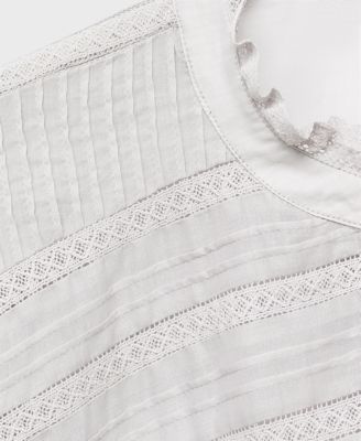 Women's Short-Sleeved Cotton Nightdress