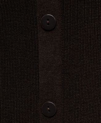 Women's Asymmetrical Neck And Buttons Sweater