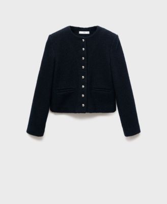 Women's Jewel Buttons Boucle Jacket