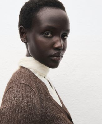 Women's Ribbed Knitted Cardigan