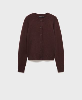 Women's Chunky Knit Wool-Blend Cardigan