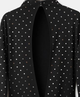 Women's Crystal Open-Back Dress