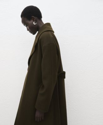 Women's Belted Virgin Wool Coat