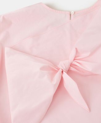 Women's Handkerchief Detail Poplin Blouse