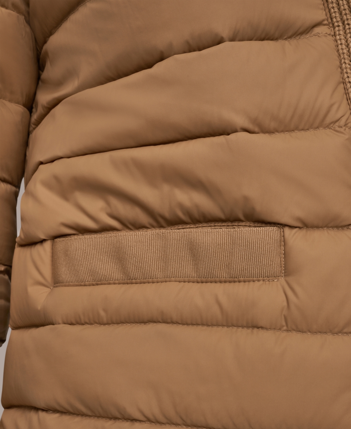 Donna Karan Weekend Women's Collared Puffer Jacket In Brown