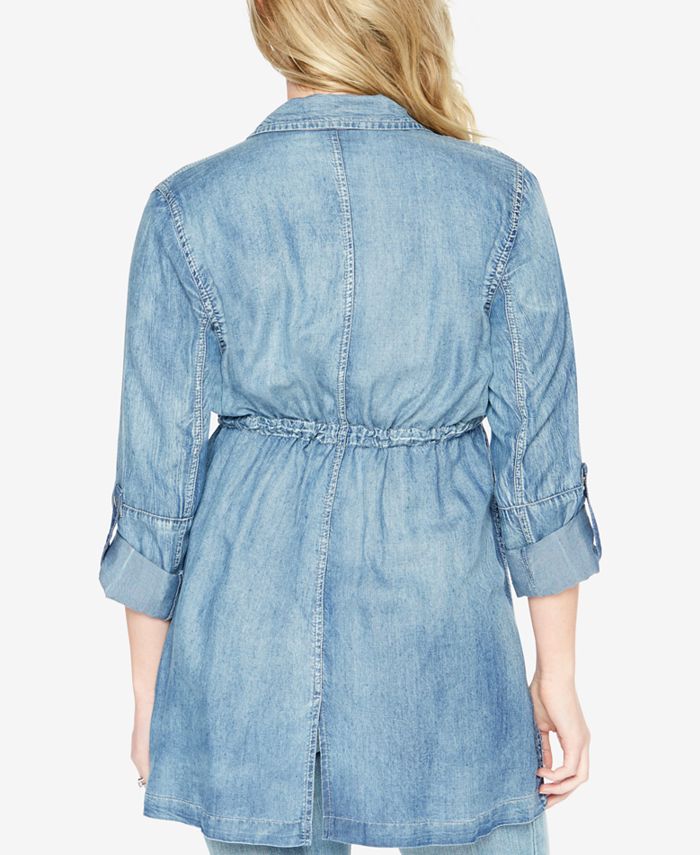 Wendy Bellissimo Maternity Drawstring Denim Jacket Macy's