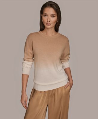 Donna Karan Weekend - Women's Long Sleeve Crew Neck Top