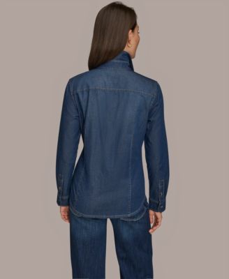Women's Long Sleeve Denim Shirt