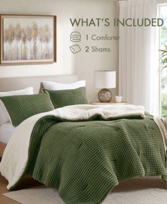 	Textured Knit Chenille 2-Pc. Comforter Set, Twin