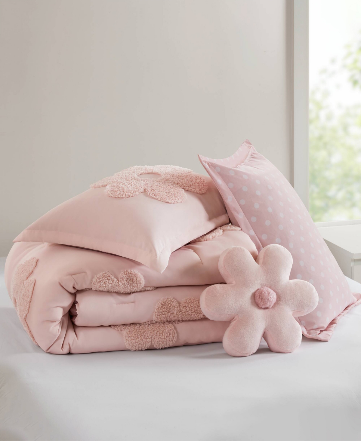 Intelligent Design Gracie Floral Reversible 4-pc. Comforter Set, Full/queen In Pink
