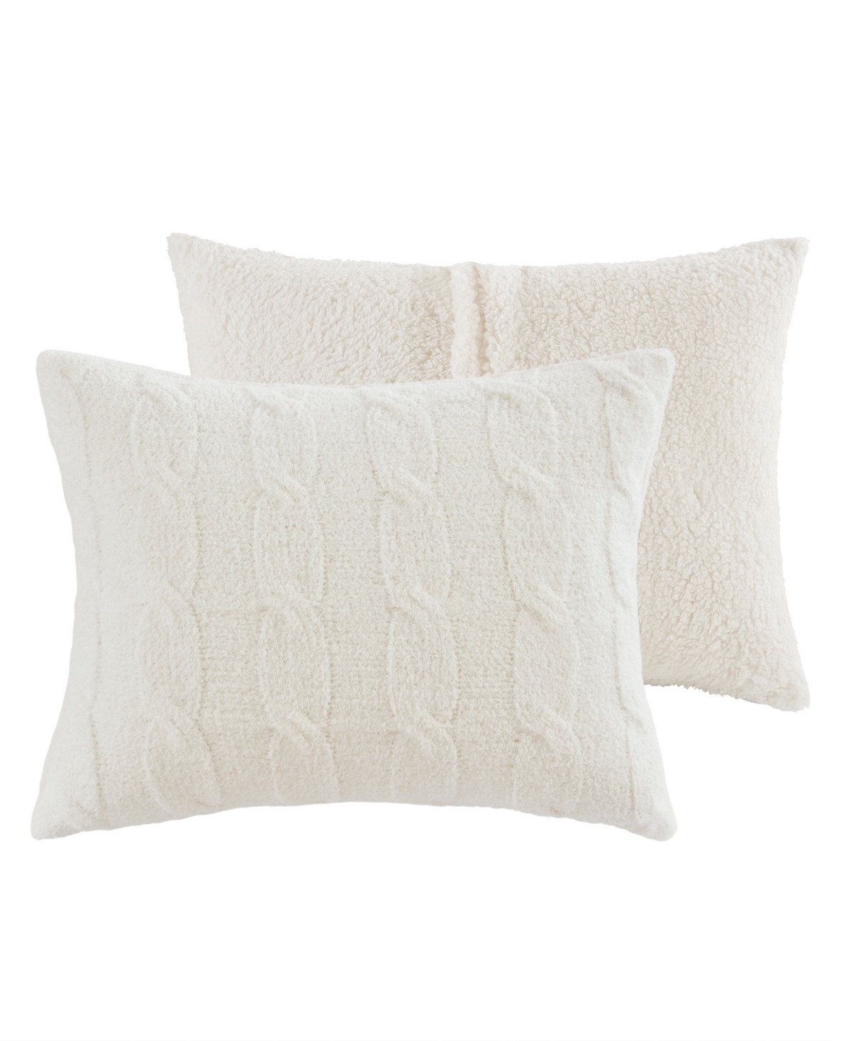 Madison Park Riordan Waffle Knit Chenille 3-pc. Comforter Set, Full/queen In Neutral